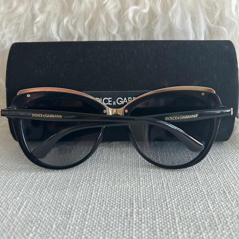 NEW Dolce & Gabbana DG 4304 Luxury Black Cat-Eye Women’s Sunglasses (57•17 140)